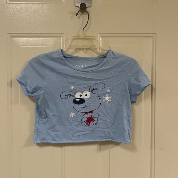 AERO Tops - Aero Cropped Fitted Tshirt